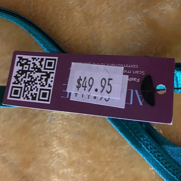 Adore Me Alyshia Demi Green Floral Sheer Bra. Size 34C NWT - Picture 9 of 10